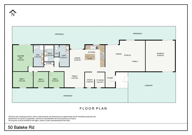 Floorplan of Homely house listing, 50 Bateke Road, Tamborine Mountain QLD 4272