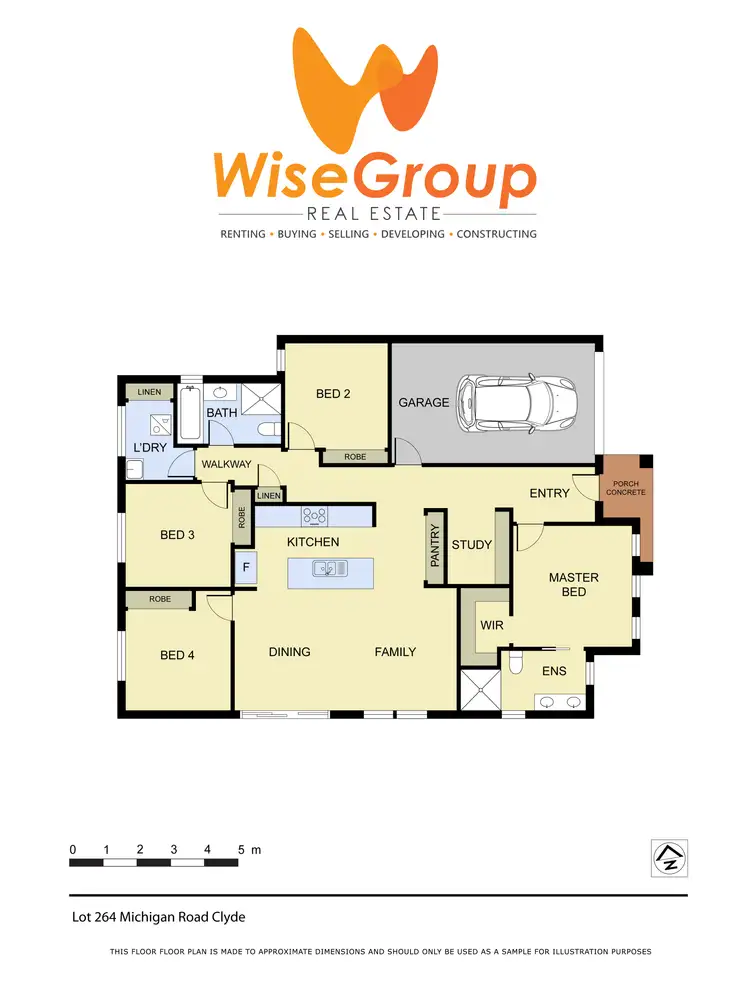 Floorplan of Homely house listing, 1 Michigan Road, Clyde VIC 3978