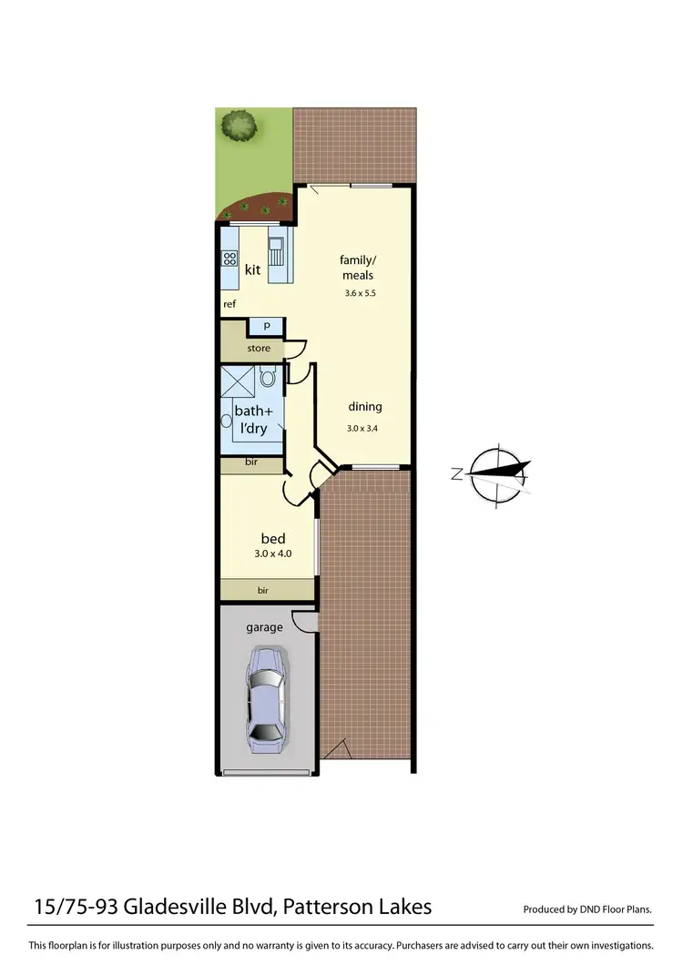 Floorplan of Homely retirement listing, 15/75-93 Gladesville Boulevard, Patterson Lakes VIC 3197