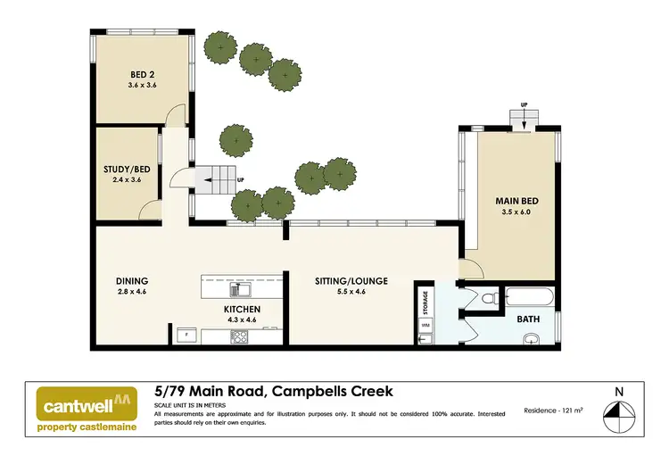 Floorplan of Homely house listing, 5/79 Main Road, Campbells Creek VIC 3451