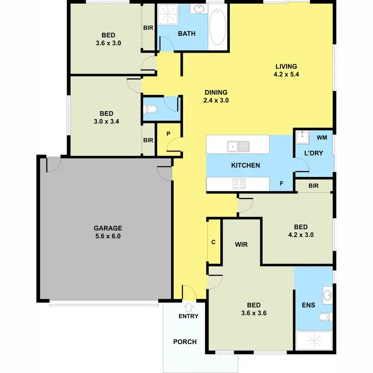 Floorplan of Homely house listing, 40 Morialta Circuit, Werribee VIC 3030