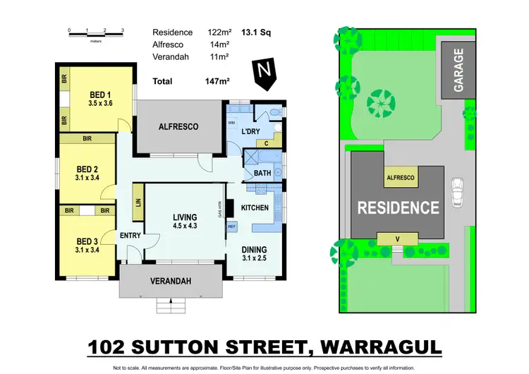 Floorplan of Homely house listing, 102 Sutton Street, Warragul VIC 3820