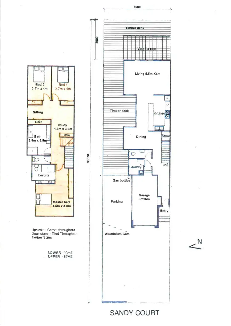 Floorplan of Homely house listing, 1/7 Sandy Court, Southport QLD 4215