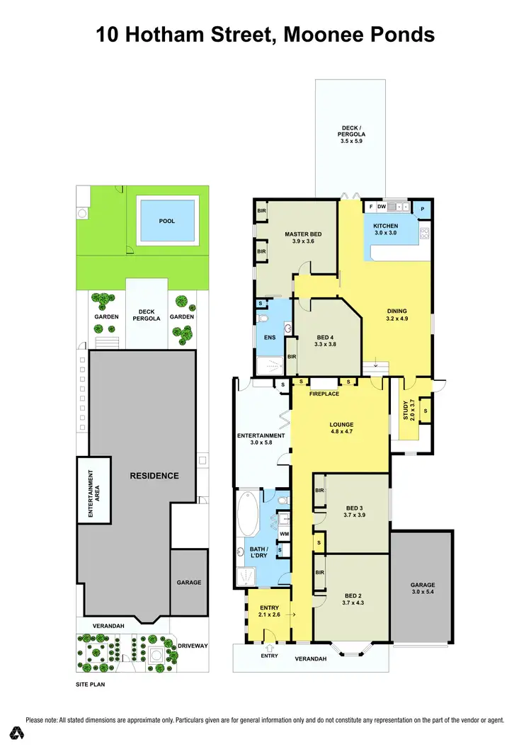 Floorplan of Homely house listing, 10 Hotham Street, Moonee Ponds VIC 3039