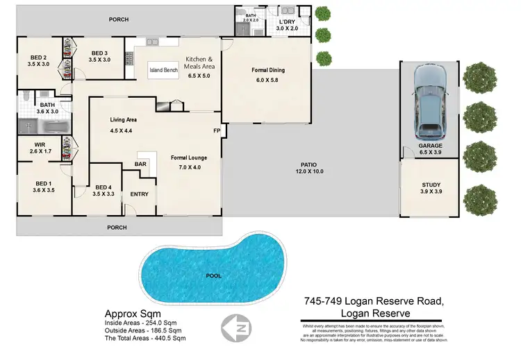 Floorplan of Homely rural property listing, 745 Logan Reserve Road, Logan Reserve QLD 4133