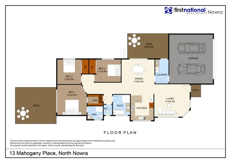 Floorplan of Homely house listing, 13 Mahogany Place, North Nowra NSW 2541