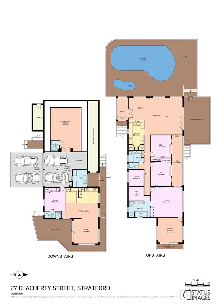 Floorplan of Homely house listing, 27 Clacherty Street, Stratford QLD 4870