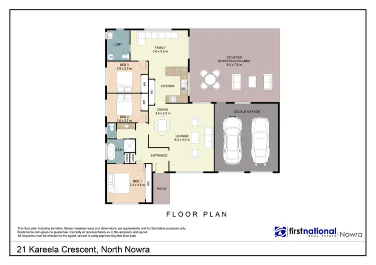Floorplan of Homely house listing, 21 Kareela Crescent, North Nowra NSW 2541