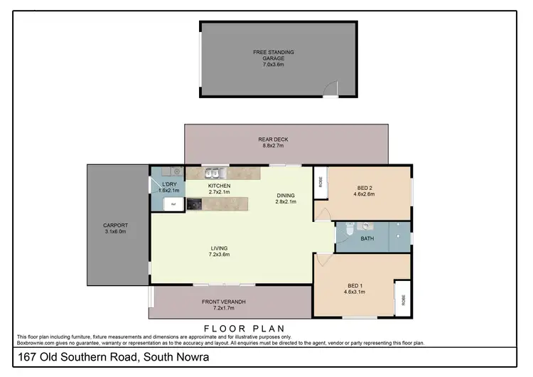 Floorplan of Homely house listing, 167 Old Southern Road, South Nowra NSW 2541