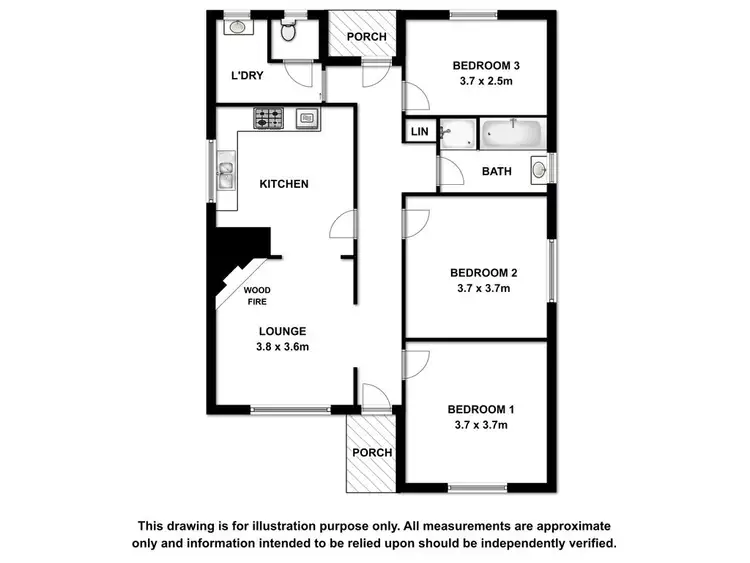 Floorplan of Homely house listing, 28 Acacia Street, Mount Gambier SA 5290