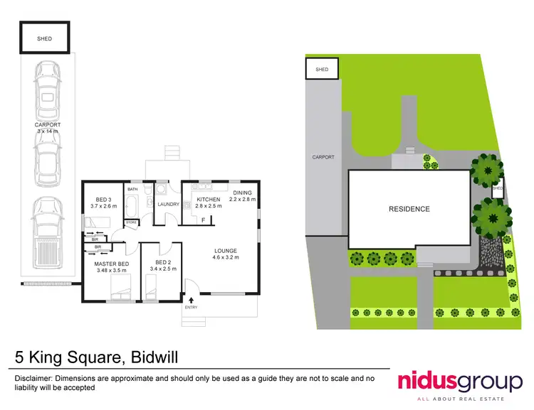 Floorplan of Homely house listing, 5 King Square, Bidwill NSW 2770
