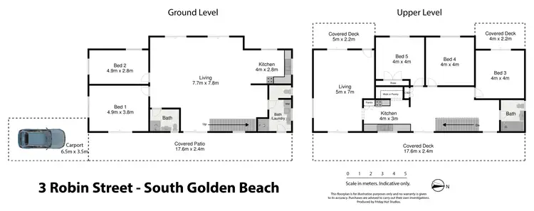 Floorplan of Homely house listing, 3 Robin Street, South Golden Beach NSW 2483