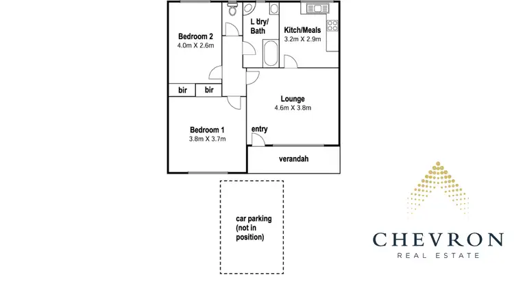 Floorplan of Homely unit listing, 4/74 The Boulevard, Thomastown VIC 3074