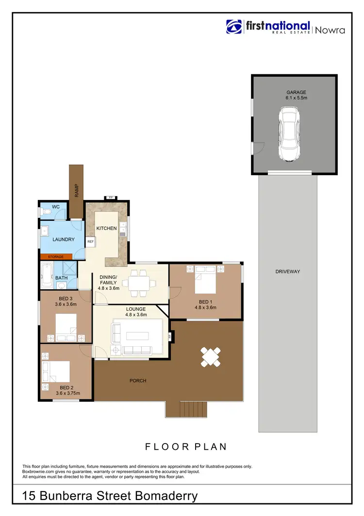 Floorplan of Homely house listing, 15 Bunberra Street, Bomaderry NSW 2541