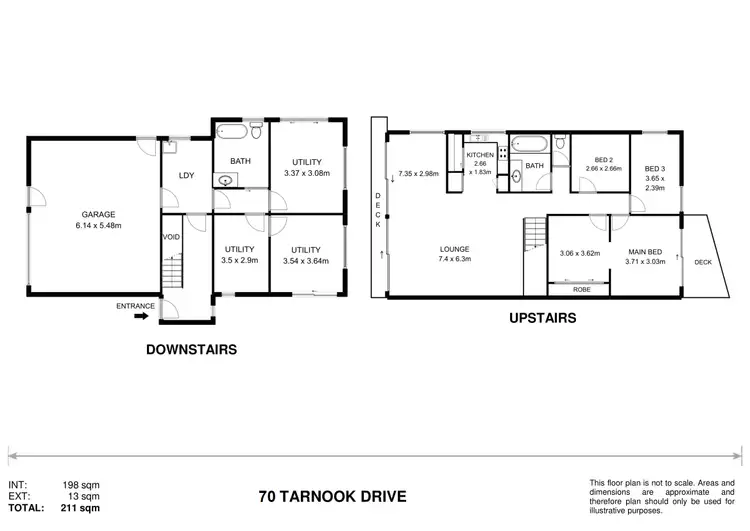 Floorplan of Homely house listing, 70 TARNOOK DRIVE, Ferny Hills QLD 4055
