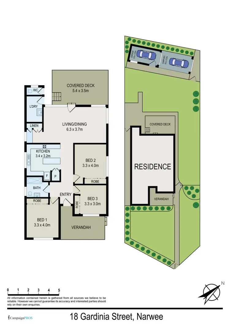 Floorplan of Homely house listing, 18 Gardinia Street, Narwee NSW 2209