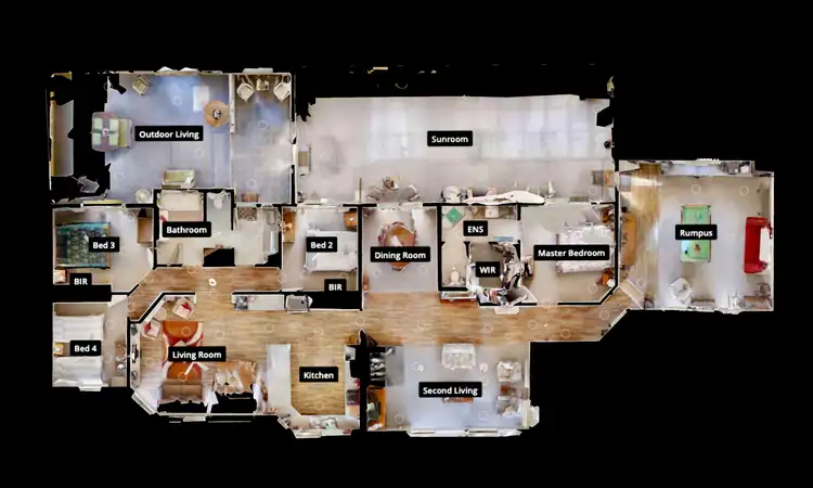 Floorplan of Homely rural property listing, 564 Restdown Road, Rochester VIC 3561