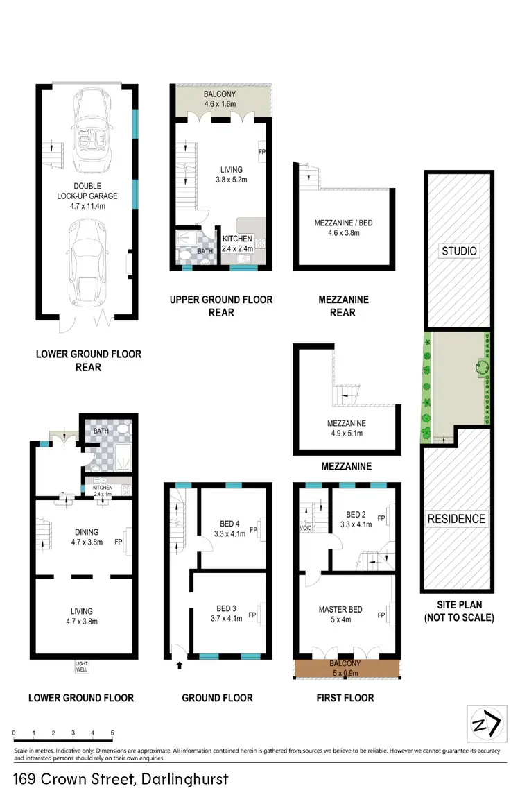 Floorplan of Homely terrace listing, 169 Crown Street, Darlinghurst NSW 2010