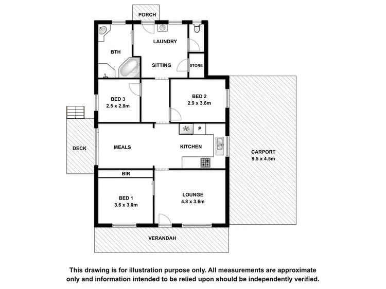 Floorplan of Homely house listing, 10 Vaughan Terrace, Nangwarry SA 5277