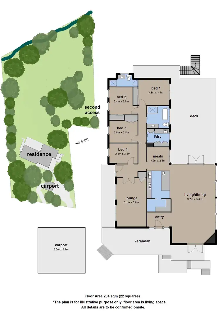 Floorplan of Homely house listing, 4 Woodleigh Avenue, Upwey VIC 3158