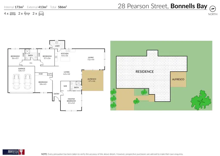 Floorplan of Homely house listing, 28 Pearson Street, Bonnells Bay NSW 2264