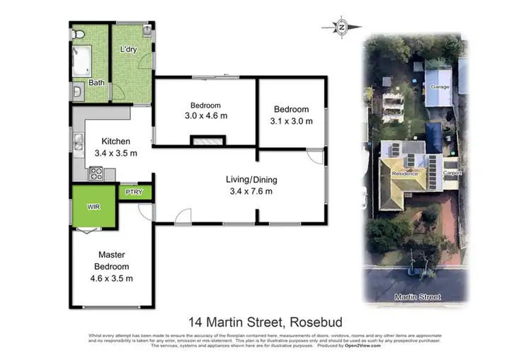 Floorplan of Homely house listing, 14 Martin Street, Rosebud VIC 3939