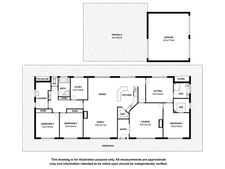 Floorplan of Homely rural property listing, 21590 Riddoch Highway, Moorak SA 5291