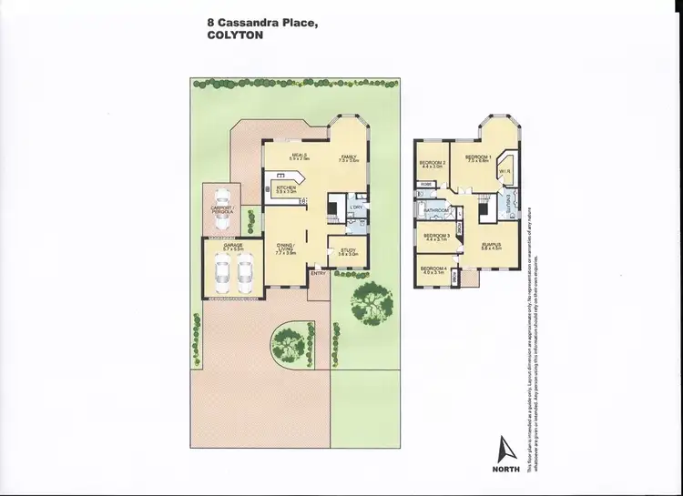 Floorplan of Homely house listing, 8 Cassandra Place, Colyton NSW 2760