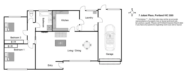 Floorplan of Homely house listing, 7 Juliani Place, Portland VIC 3305