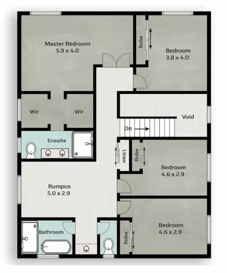 Floorplan of Homely house listing, 11 Gellert Close, Maudsland QLD 4210