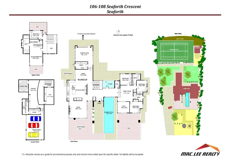 Floorplan of Homely house listing, 106-108 Seaforth Crescent, Seaforth NSW 2092
