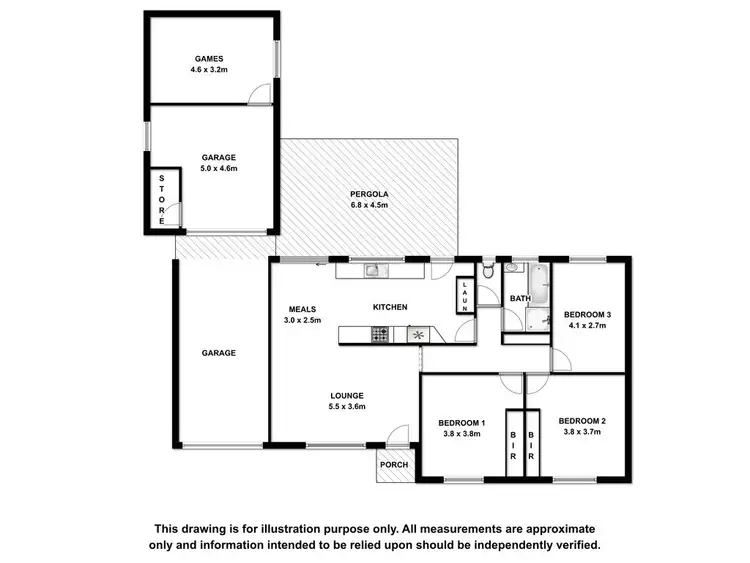 Floorplan of Homely house listing, 10 Campbell Street, Millicent SA 5280