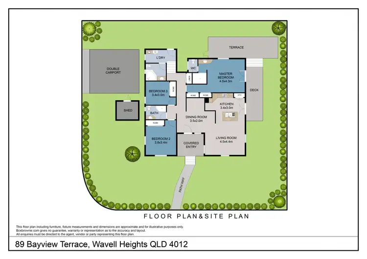 Floorplan of Homely house listing, 89 BAYVIEW TERRACE, Wavell Heights QLD 4012