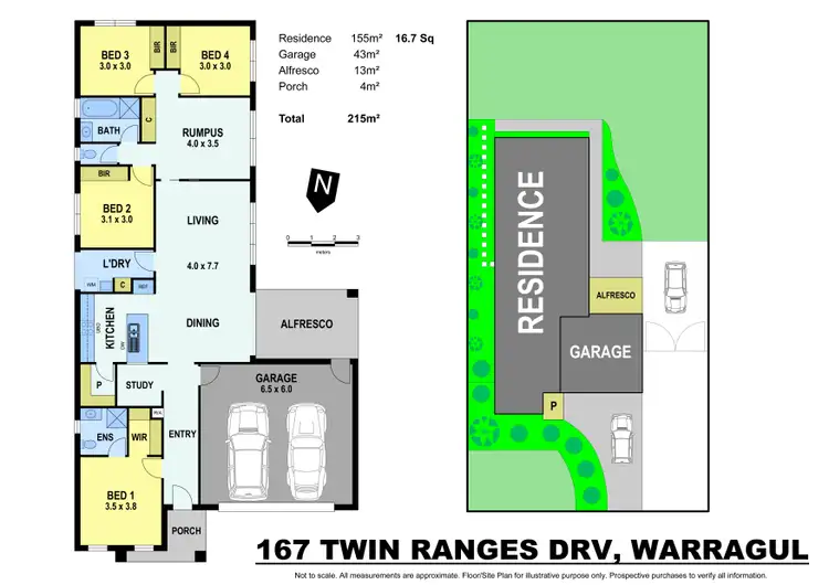 Floorplan of Homely house listing, 167 Twin Ranges Drive, Warragul VIC 3820