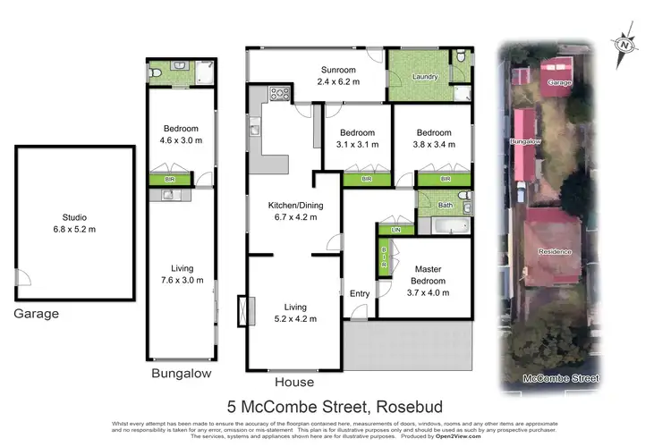 Floorplan of Homely house listing, 5 McCombe Street, Rosebud VIC 3939