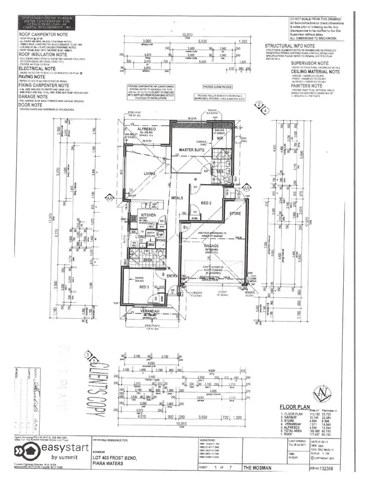 Floorplan of Homely house listing, 14 Frost Bend, Piara Waters WA 6112