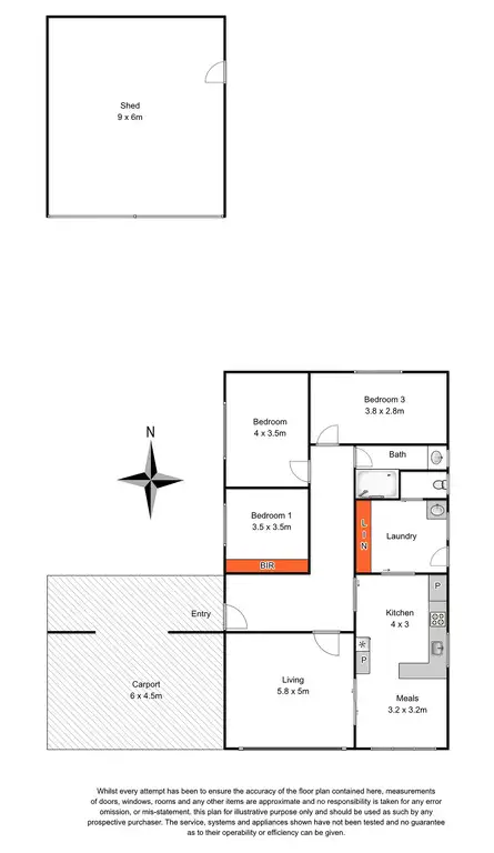 Floorplan of Homely house listing, 5 May Street, Hamilton VIC 3300