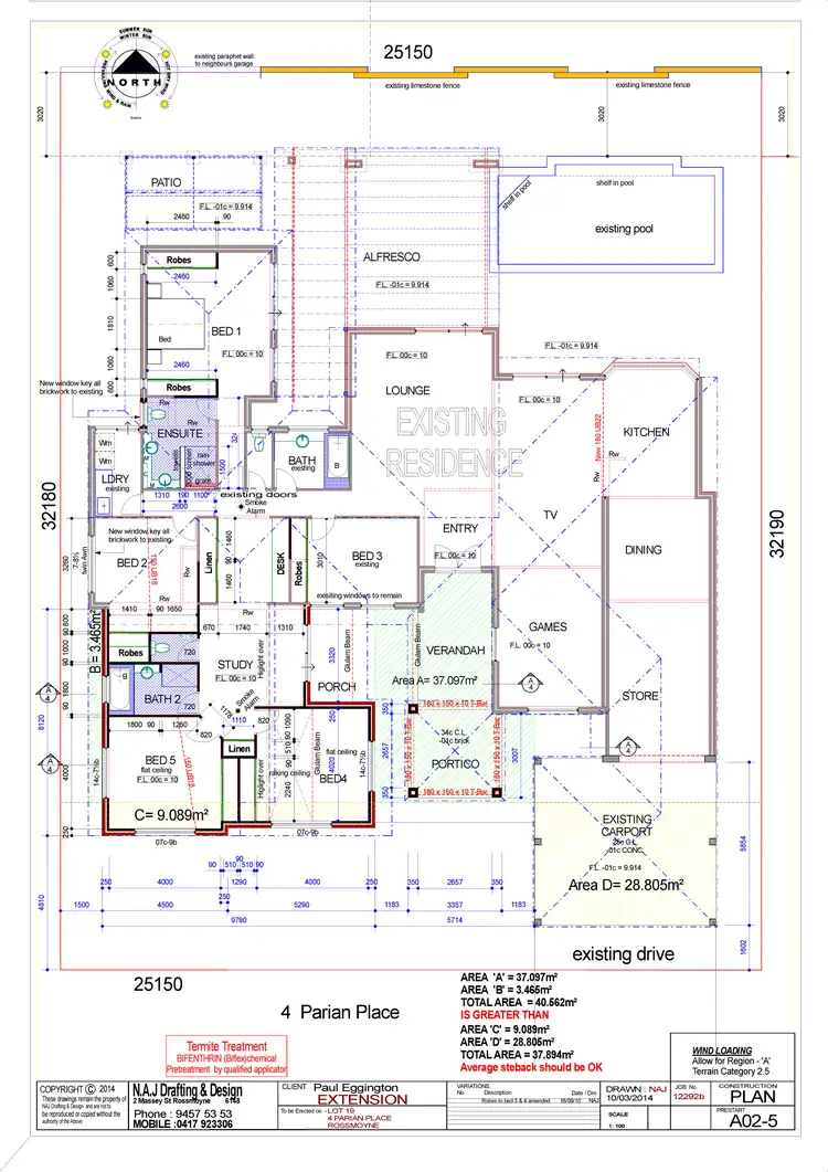 Floorplan of Homely house listing, 4 Parian Place, Rossmoyne WA 6148