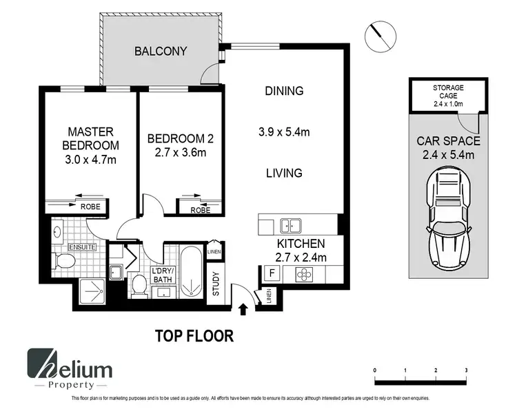 Floorplan of Homely apartment listing, C513/4 Mackinder Street, Campsie NSW 2194