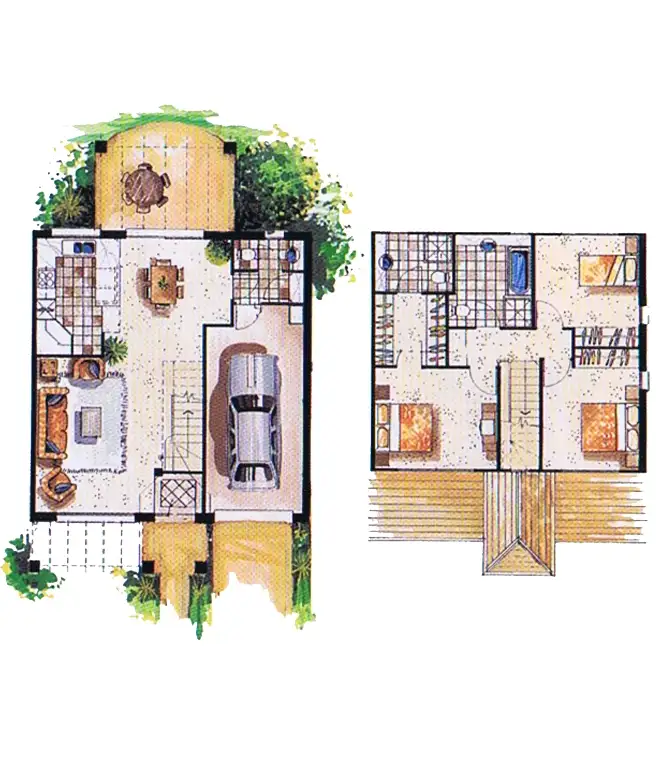 Floorplan of Homely townhouse listing, 26/480 CHRISTINE AVENUE, Robina QLD 4226