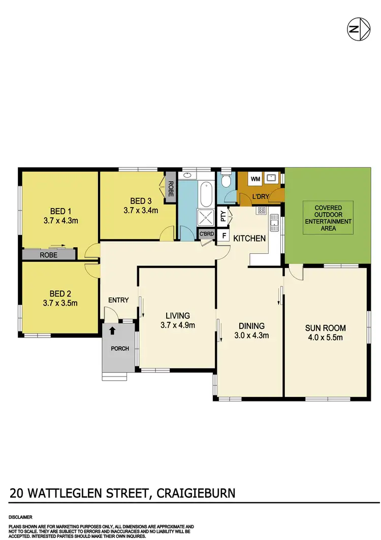 Floorplan of Homely house listing, 20 Wattleglen Street, Craigieburn VIC 3064