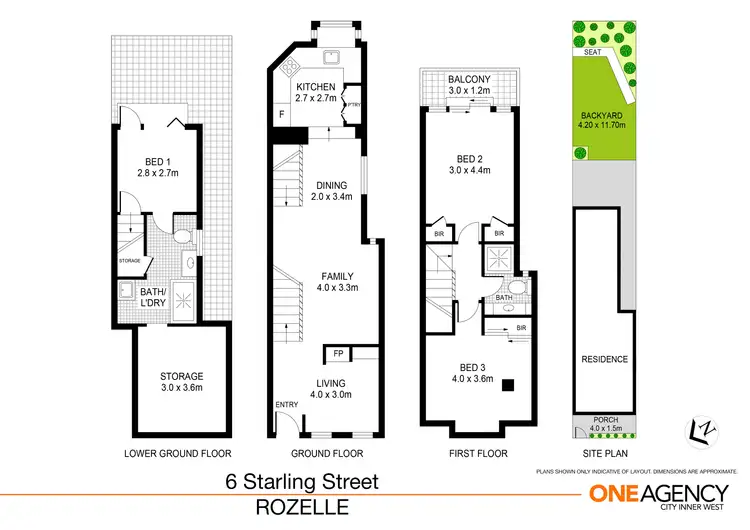 Floorplan of Homely house listing, 6 Starling Street, Rozelle NSW 2039