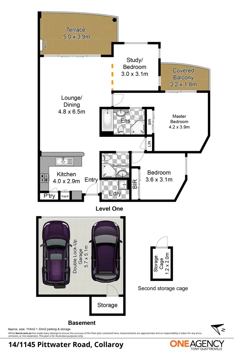 Floorplan of Homely apartment listing, 14/1145-1153 Pittwater Road, Collaroy NSW 2097