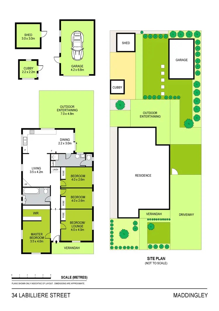 Floorplan of Homely house listing, 34 Labilliere Street, Maddingley VIC 3340