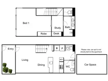 Floorplan of Homely apartment listing, G11/19 Marcus Clarke Street, City ACT 2601