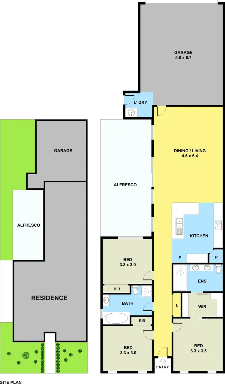 Floorplan of Homely house listing, 13 Dakota Street, Officer VIC 3809