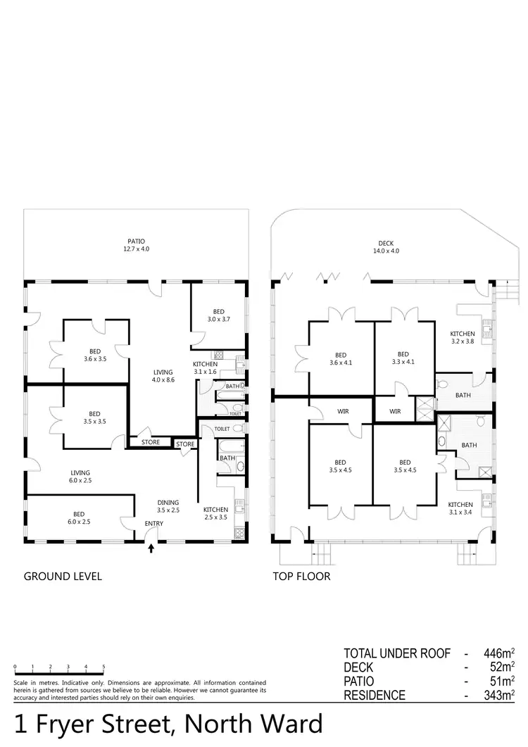 Floorplan of Homely block of units listing, 1 Fryer Street, North Ward QLD 4810