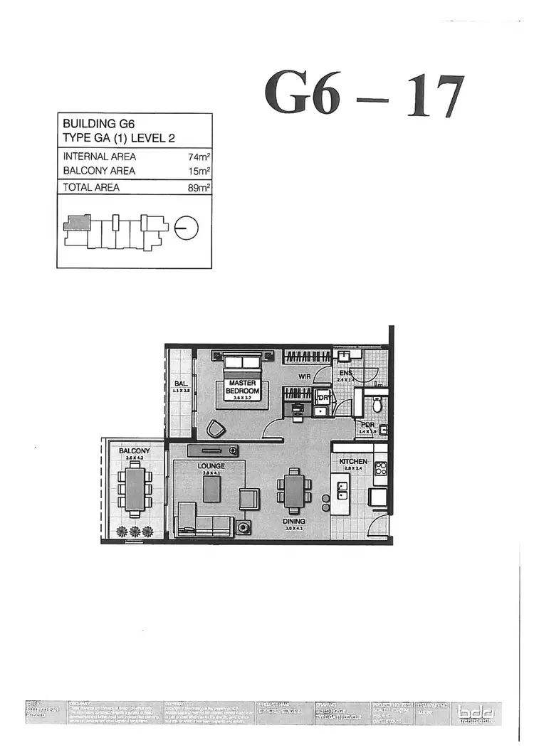 Floorplan of Homely unit listing, 17/154 Musgrave Avenue, Southport QLD 4215