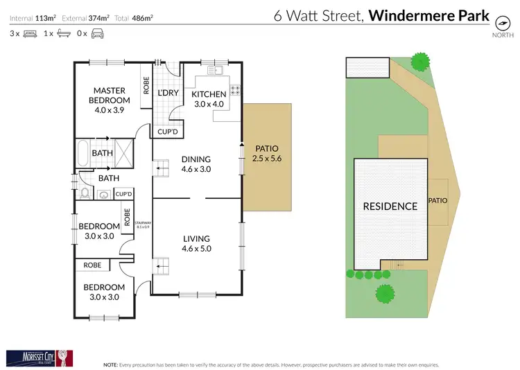 Floorplan of Homely house listing, 6A Watt Street, Windermere Park NSW 2264