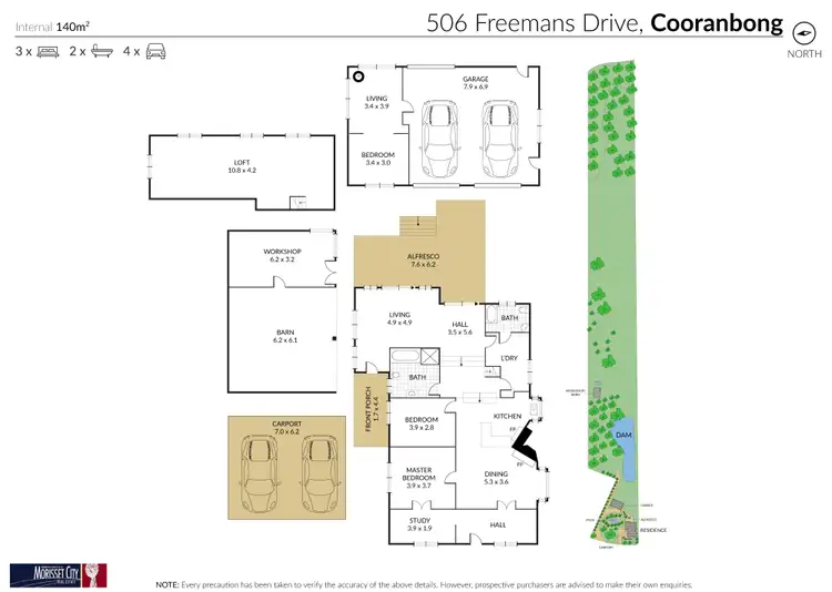 Floorplan of Homely rural property listing, 506 Freemans Drive, Cooranbong NSW 2265